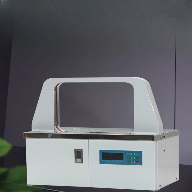 Automatic strapping machine Small vegetable strapping Hot melt no tape strapping machine Cable tie