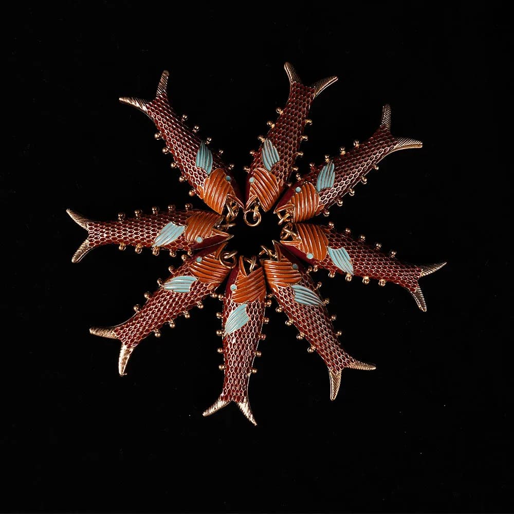 8 pezzi fai da te ciondoli di pesce epossidico sgombro spagnolo ciondolo creazione di gioielli accessori