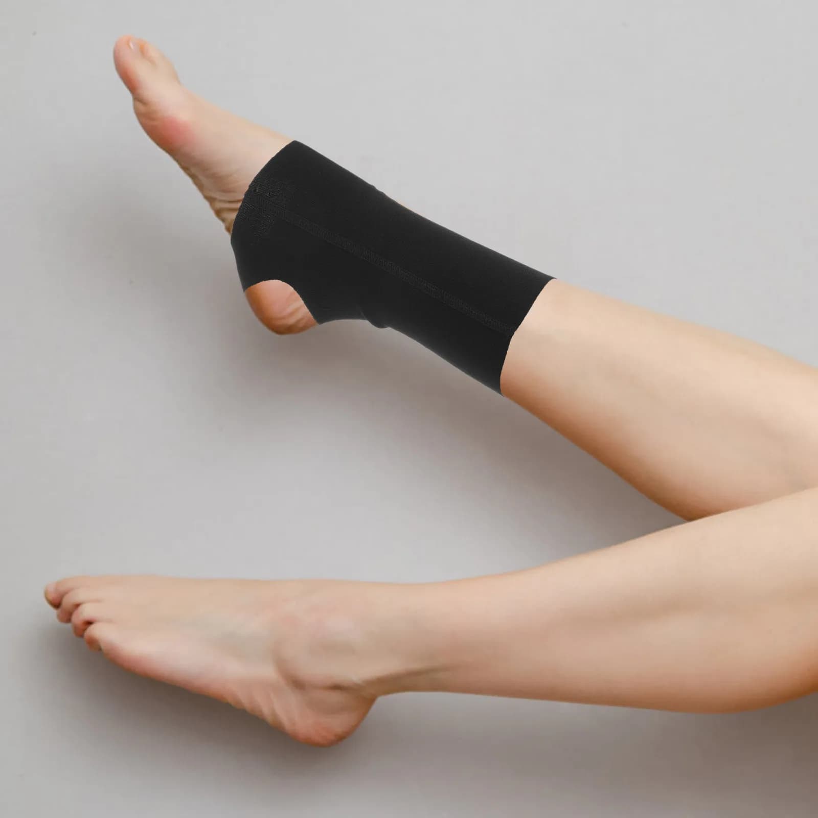 2 Paia di Supporti per Caviglia in Fibra Artificiale, Protezione Elastica per Tendini, per Sport, Corsa, Basket, Uomo e Donna