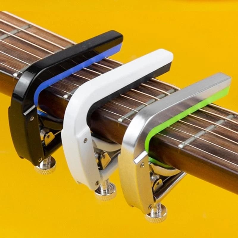 Guitar Capo Metal Tunings Clamp Ukulele Capo Metal Texture Guitar Replacement