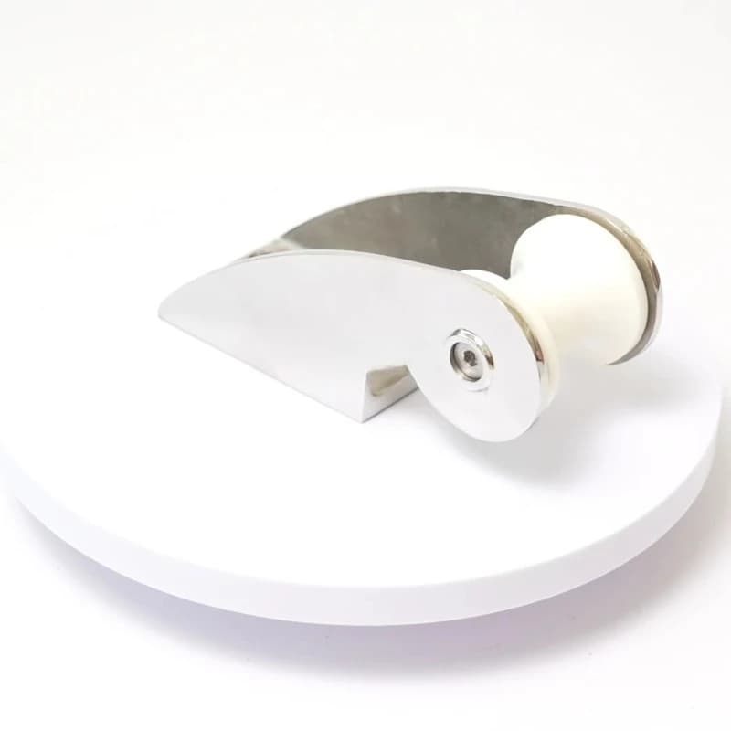 Stainless Steel 316 Marine Hardware High Polished Boat Parts Anchor Bow Roller with Rubber Base for Yacht