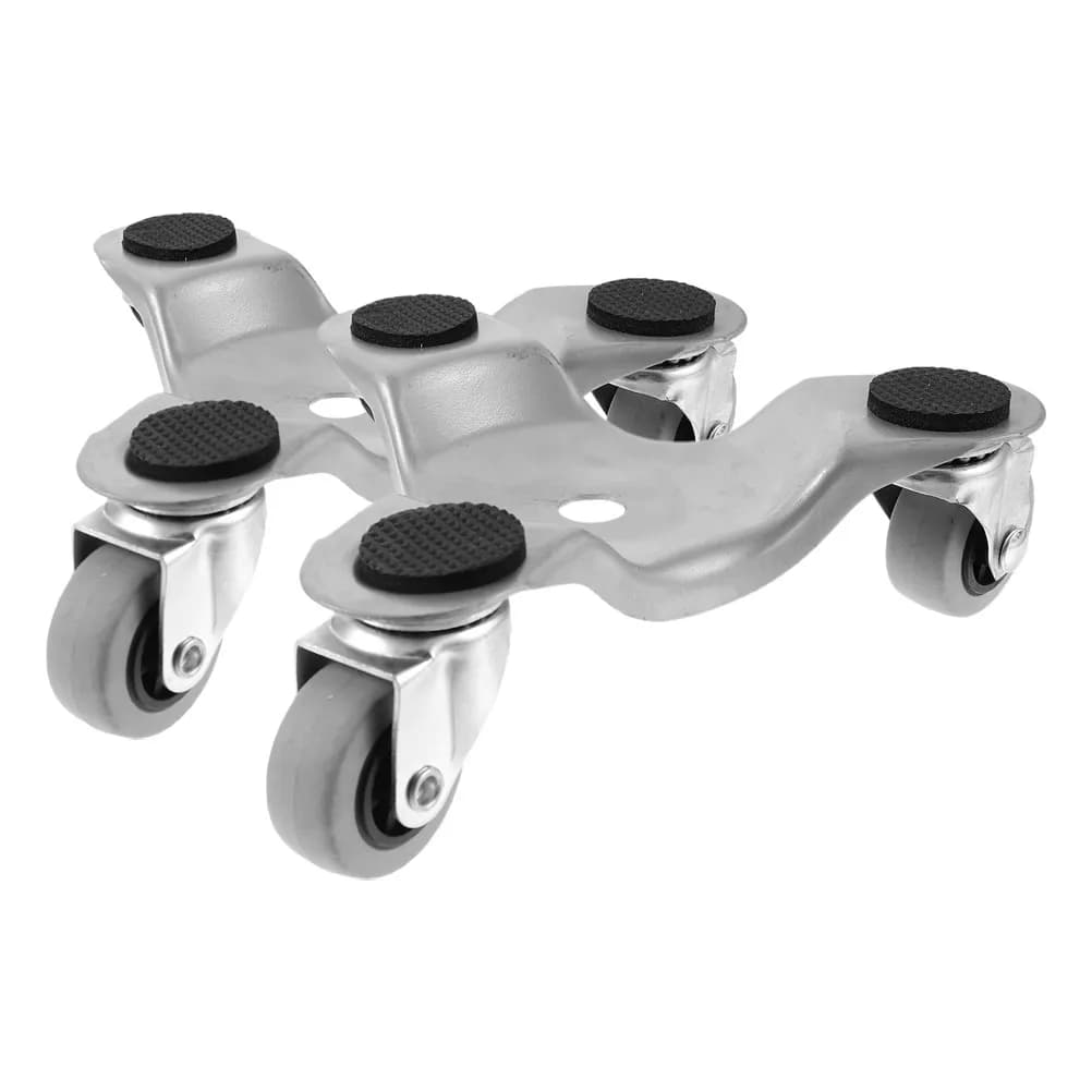 Set of 2 Tools for Moving Furniture with Carbon Steel Frame and Sliding Wheels for Moving Flat Furniture on Any Surface