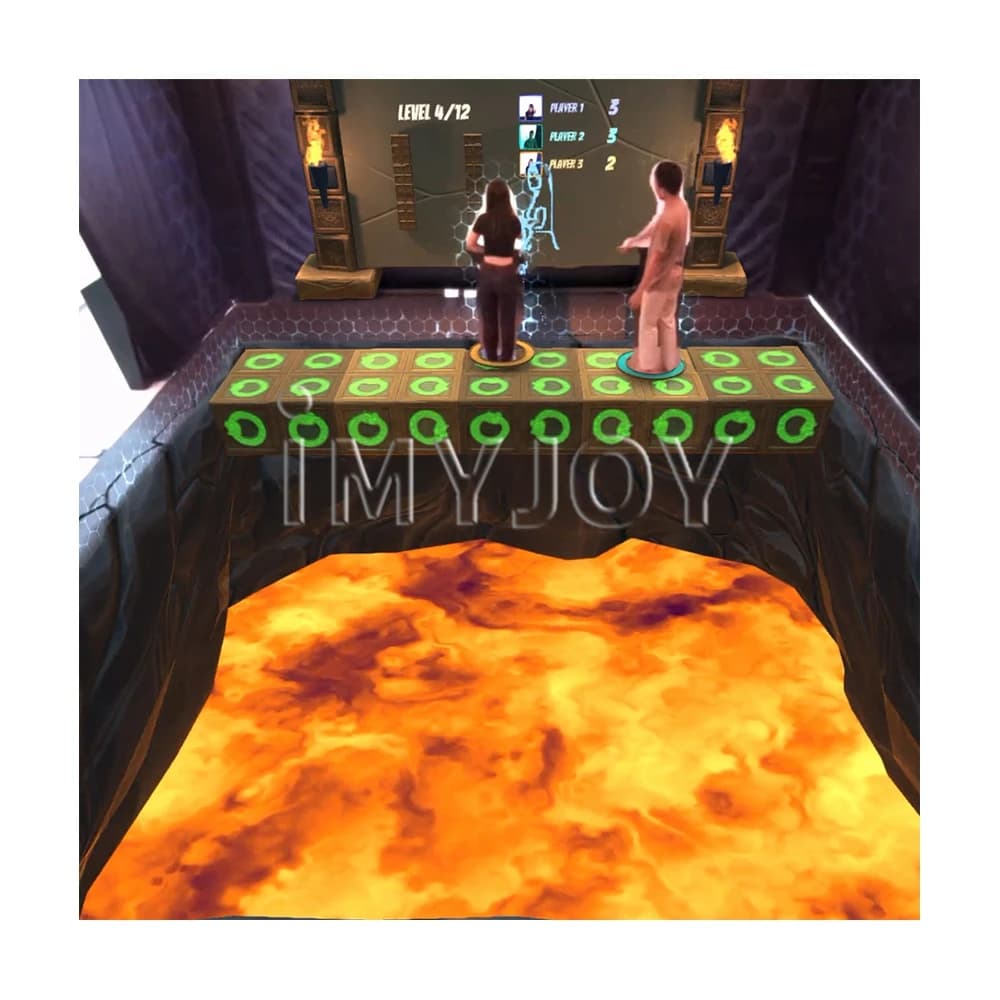 Amusement Park Custom Indoor Immersive Ar Wall Large Screen Lava Games Projection Room Ai Interactive Floor Motion Sensor Games