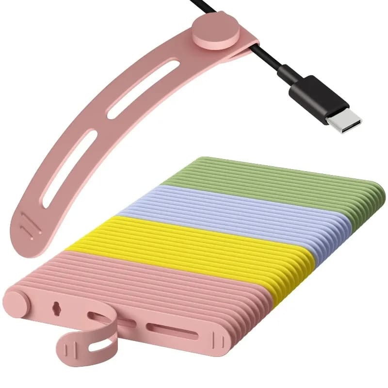 5/10pcs, Portable cable organizer, data cable, headphone cable storage, charging cable organizer, household storage accessories