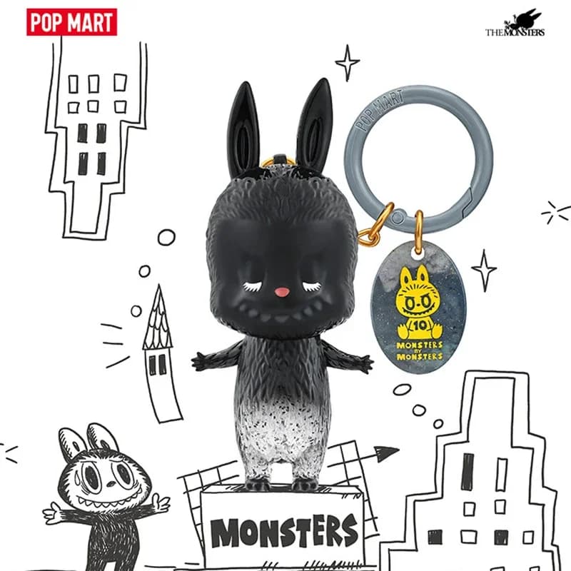 Popmart The Monsters 10th Anniversary Series Blind Box Guess Bag Mystery Box Giocattoli Bambola Statuetta Anime Carina Ornamento da Collezione