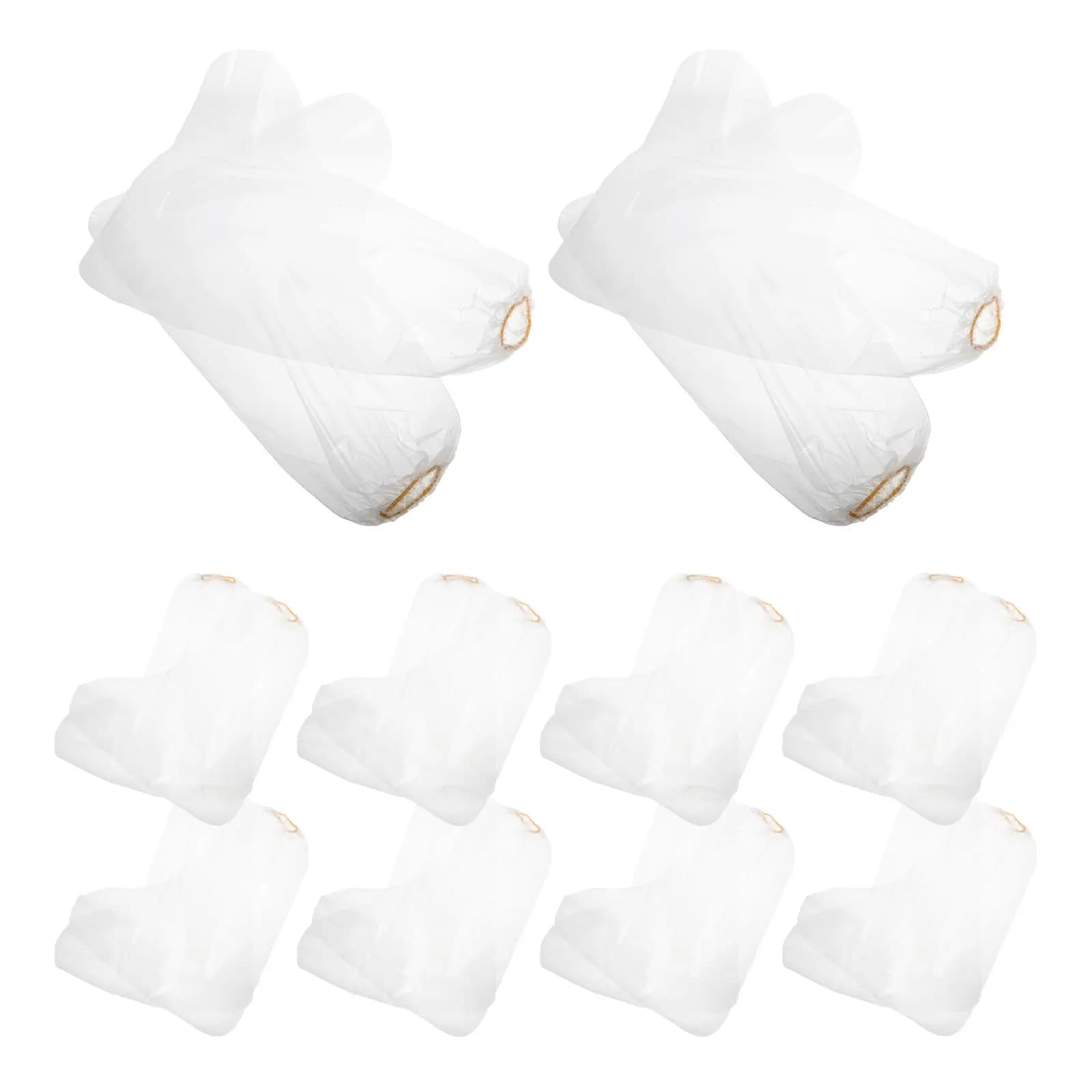 10 paia di copriscarpe usa e getta impermeabili, copriscarpe ispessiti antipioggia, protezione per scarpe da viaggio, campeggio, escursionismo all'aperto