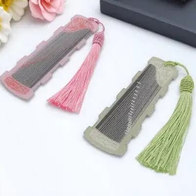 2Pcs Acrylic Guzheng Nail Pick Storage Board Lightweight Stylish Compact Holder for Guzheng Pipa Guitar Picks Anti-Loss