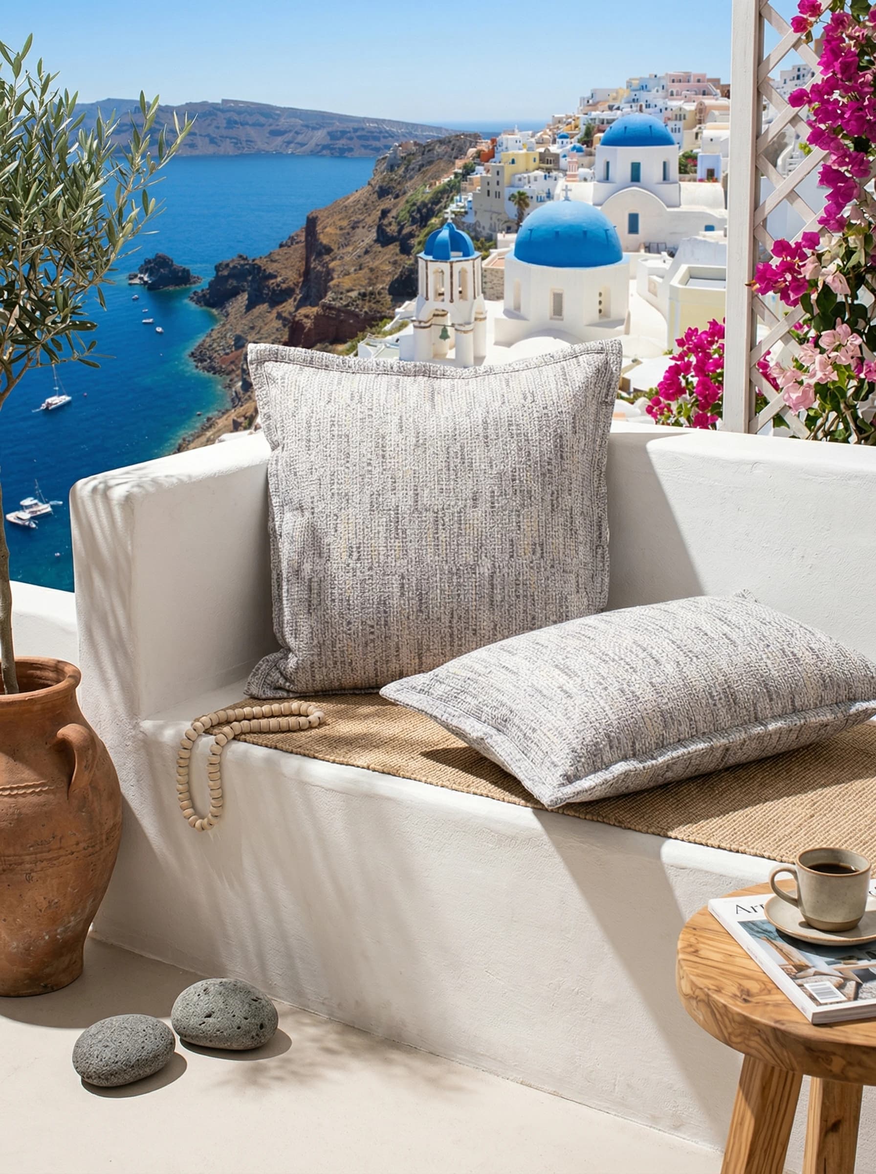 1 copripiumino minimalista | Tessuto Tweed Intrecciato, un Must-Have per la Casa di Lusso (Senza Inserto)