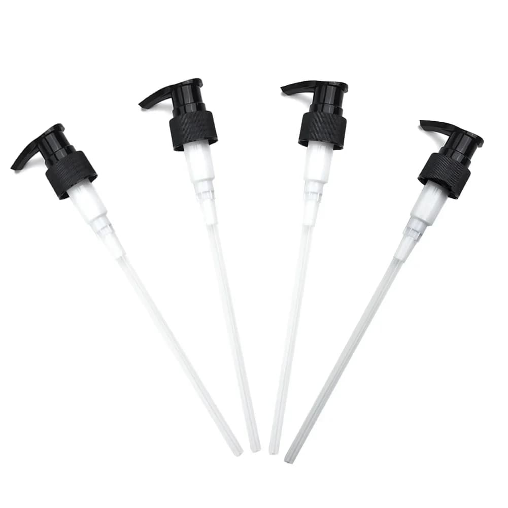 4 flaconi vuoti ricaricabili da 500 ml con pompa per lozione, dispenser di sapone, porta lozione, shampoo, gel doccia