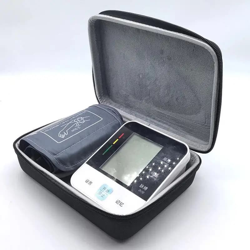 【C】Hard Carrying Organizer Case For Wireless Upper Arm Blood Pressure Monitor With Cuff Standard And Large Arms (BP786/BP785)