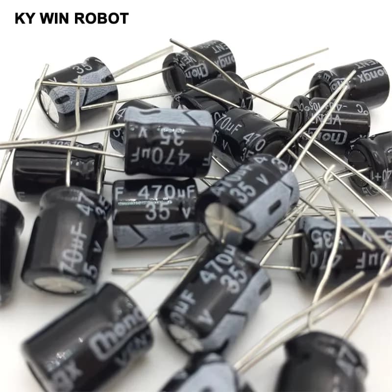 20 pcs/bag 10*13mm 35 V/470 UF electrolytic capacitor IC electronic components for Arduino FAI DA TE