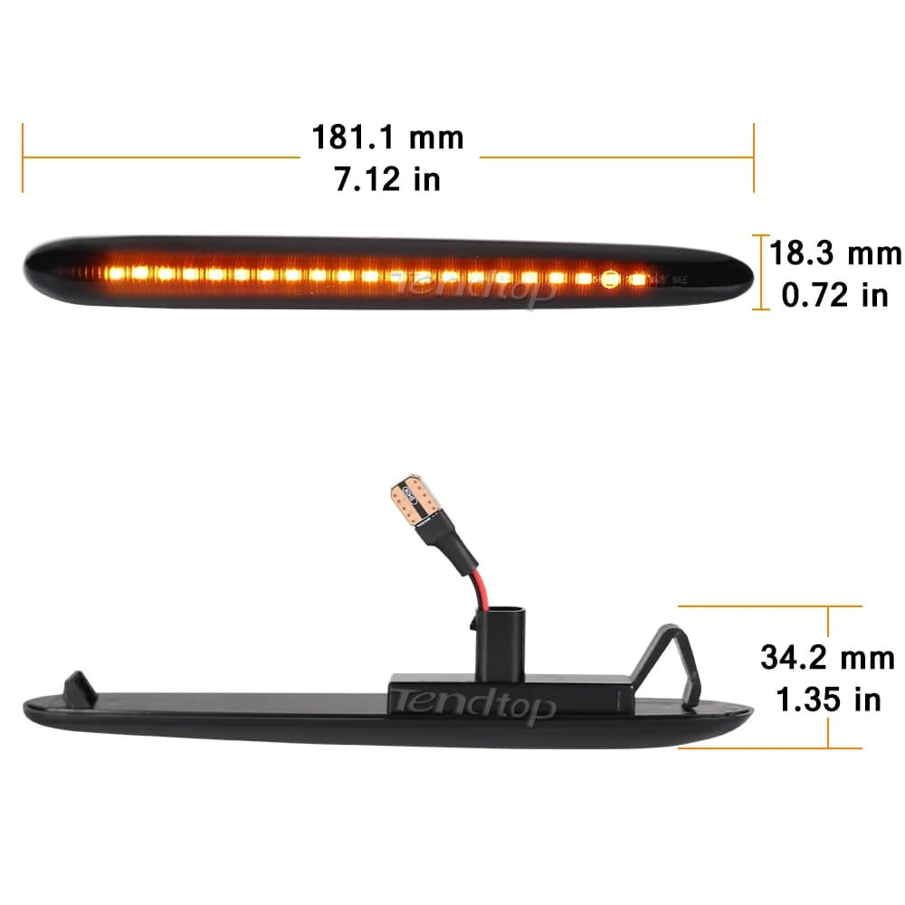 For Alfa Romeo Giulietta 940 Veloce Ti Sprint 50513758 2Pcs LED Dynamic Side Marker Lights Arrow Turn Signal Blinker Lamps