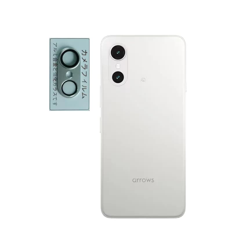 Aluminum Metal Matte Rear Camera Lens Glass For FCNT Arrows We3 Alpha2 Lens Protectors Ring Film Tempered Glass
