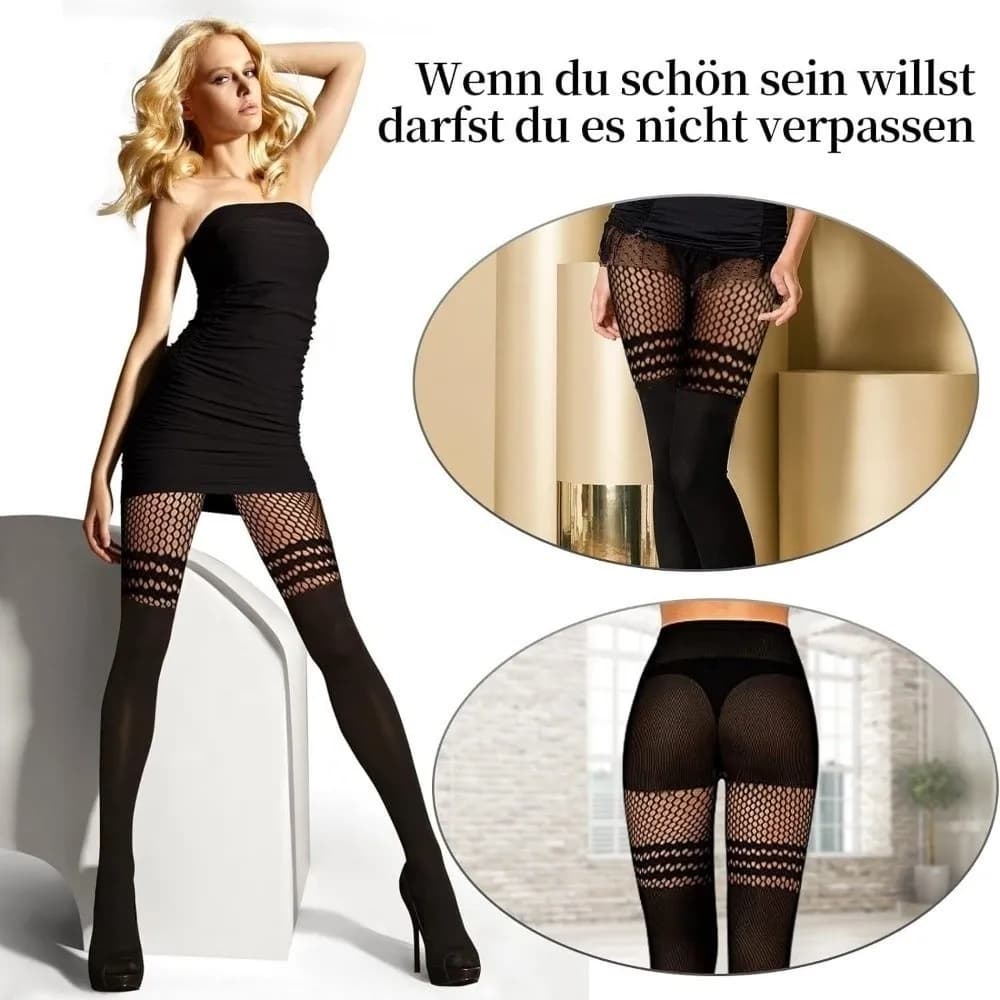 Nuove Calze a Rete Stile Gotico Sexy, Calze al Ginocchio a Rete, Calze a Maglia, Collant