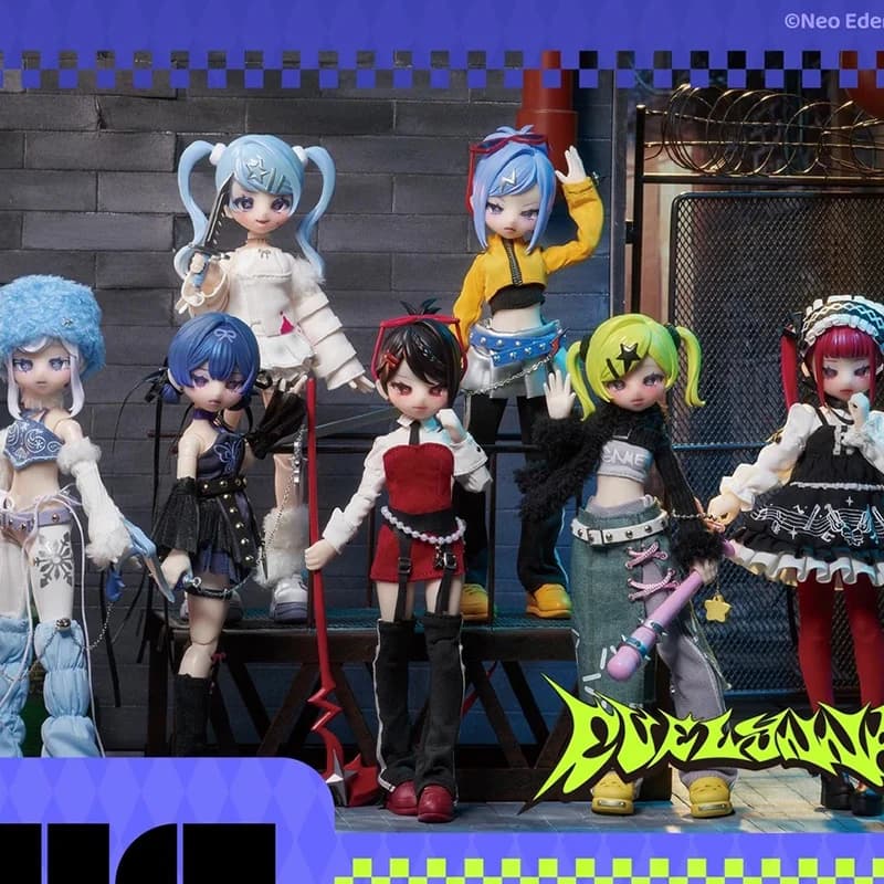 Genuine Blind Box Eve Lynna Double-Faced Killer Series Bjd Doll Cool Toy Desktop Ornament Birthday Gift For Girl Action Figure