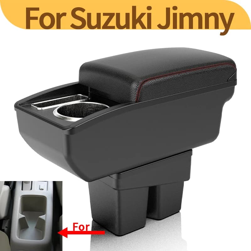 Armrest for Suzuki Jimny JB74, Modify Multi-functional Central Console with Storage compartment, Auto Accessories 2019-2024