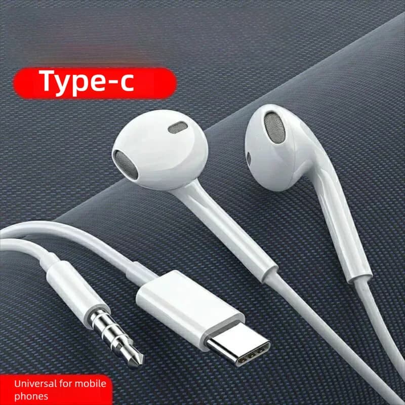 3.5 mm stereo earphones with microphone In-ear without delay for music Sports control Mobile call