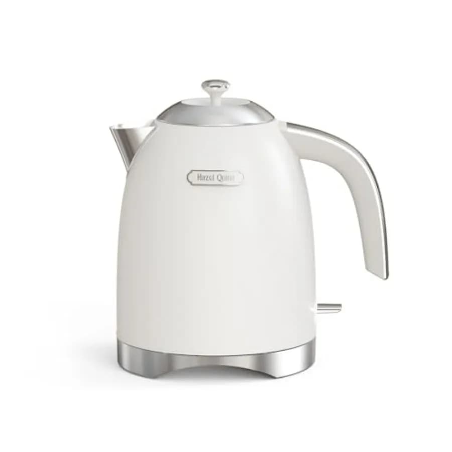Electric kettle 1.7 Liters in Stainless Steel, Interior Without BPA, 1200W, Quick boiling, Wireless Rotating Base, Automatic