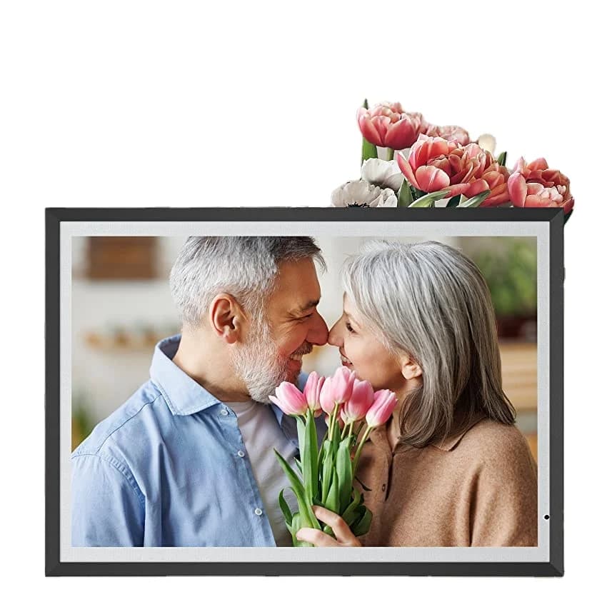 Cornice Digitale Superlieur 15.6 Pollici Frameo 1080P Wi-Fi IPS Touch Screen 1+16GB Memoria Rotazione Automatica Display Portatile