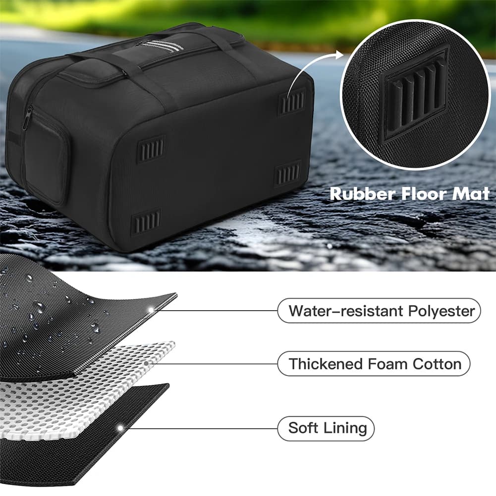Custodia da trasporto per DJI Power 1000 Custodia per centrale elettrica portatile Borsa da viaggio impermeabile con tracolla e maniglia