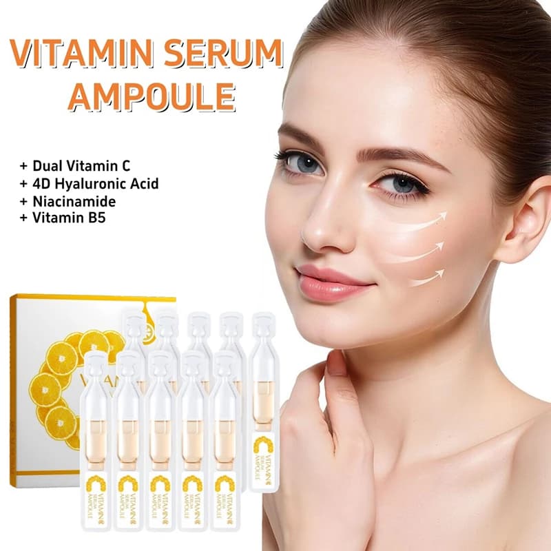 Serum face to vitamin C Siero disposable portable travel face Essence face Lifting and firming, Deep hydration, It soothes dry skin