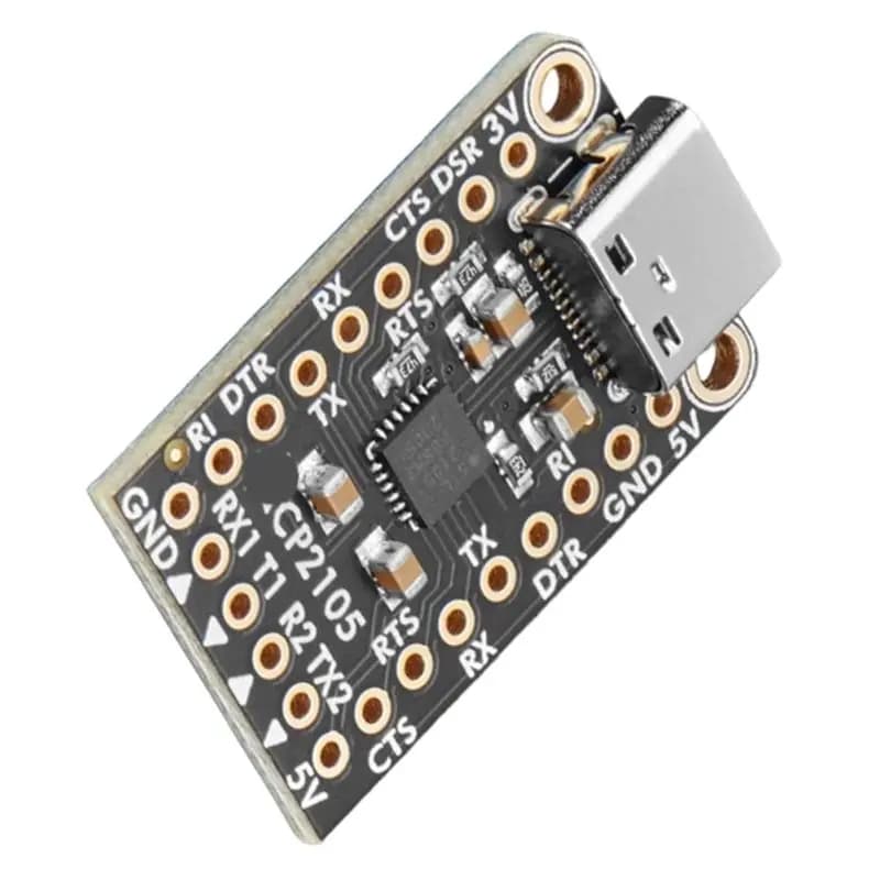 Reliable-Friend USB To Dual Serial Interface Module 6065 CP2105 Chipset UART Communication Port For Arduino/Raspberry Pi Project
