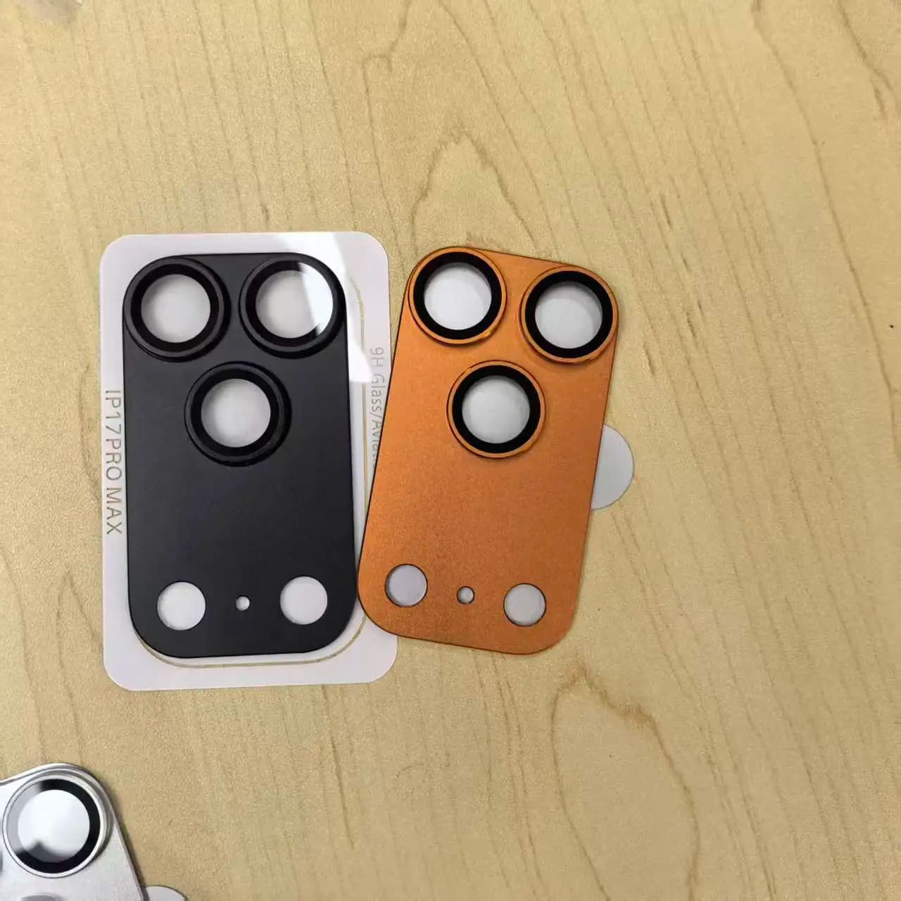 Nuovo Protettore per Lenti Fotocamera HD Armor per iPhone 18 Pro 17 Pro Max 16 15 14 Pro Max con Anello in Metallo Alluminio