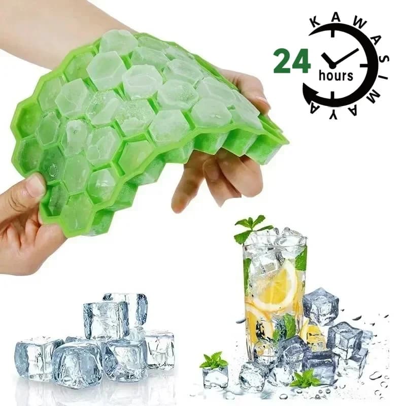 Stampo per Cubetti di Ghiaccio Riutilizzabile in Silicone, Senza BPA, con Coperchi, per Gelati Fai-da-Te e Ghiaccioli