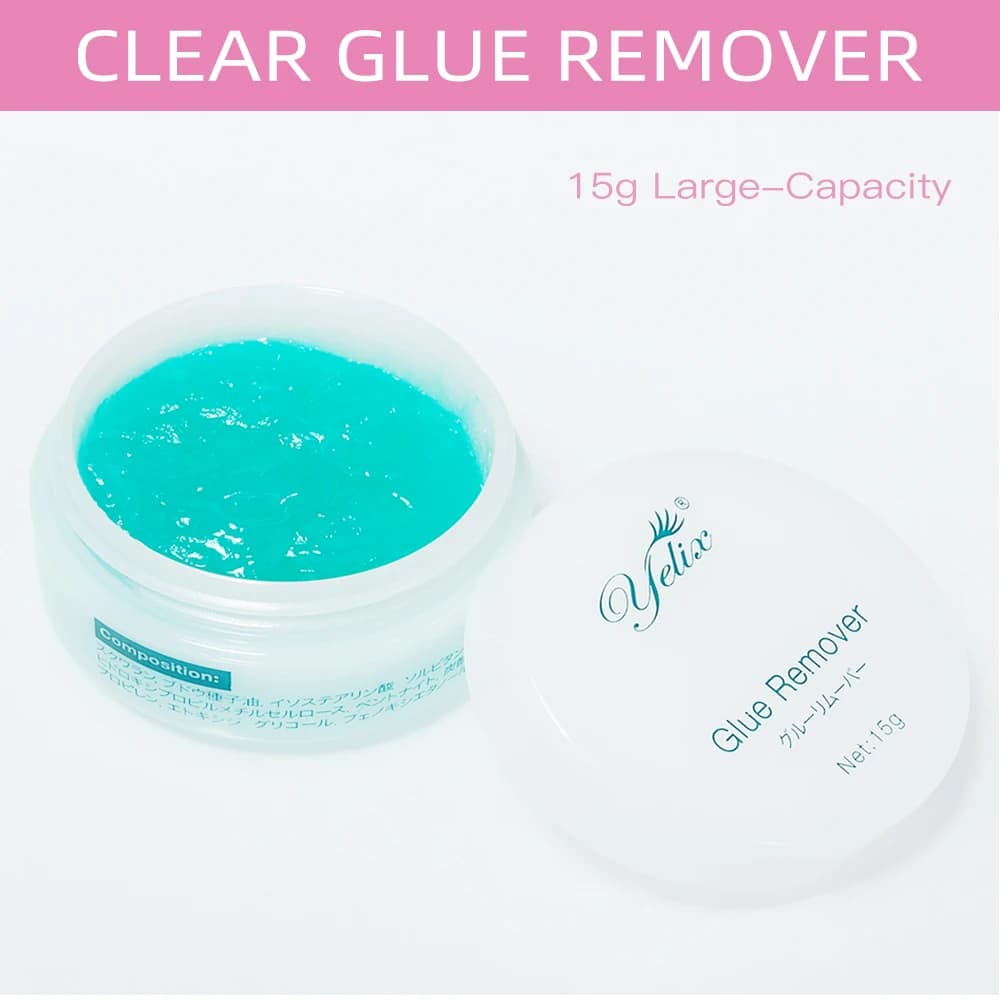 Yelix Lash Colla Remover Professionale Ciglia Finte Colla Remover Non irritante Adesivo Gel Remover Make Up Cream Remover