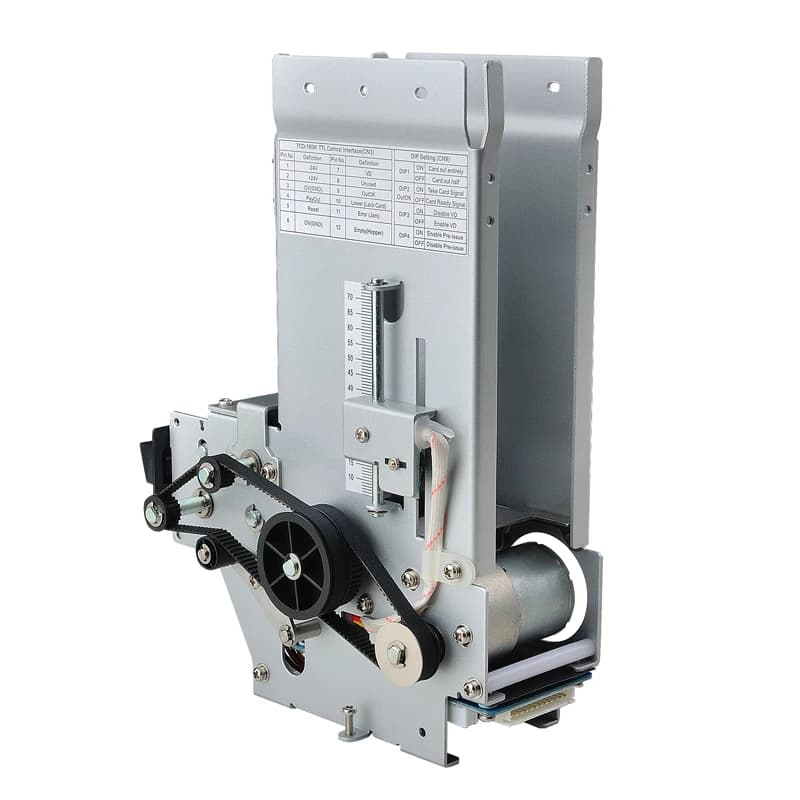 Tenet TCD-180M Dispenser elettronico di carte NFC RFID Distributore automatico di hotel Lettore di biglietti per carte intelligenti Macchina per l'emissione di carte