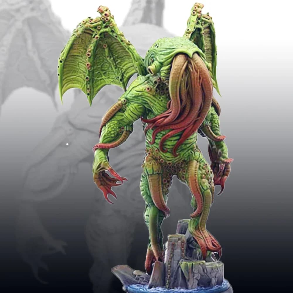 Kit modello in resina Abyssal Deity - Figura creatura Eldritch non verniciata da 14 cm - Miniatura da collezione fai-da-te A206