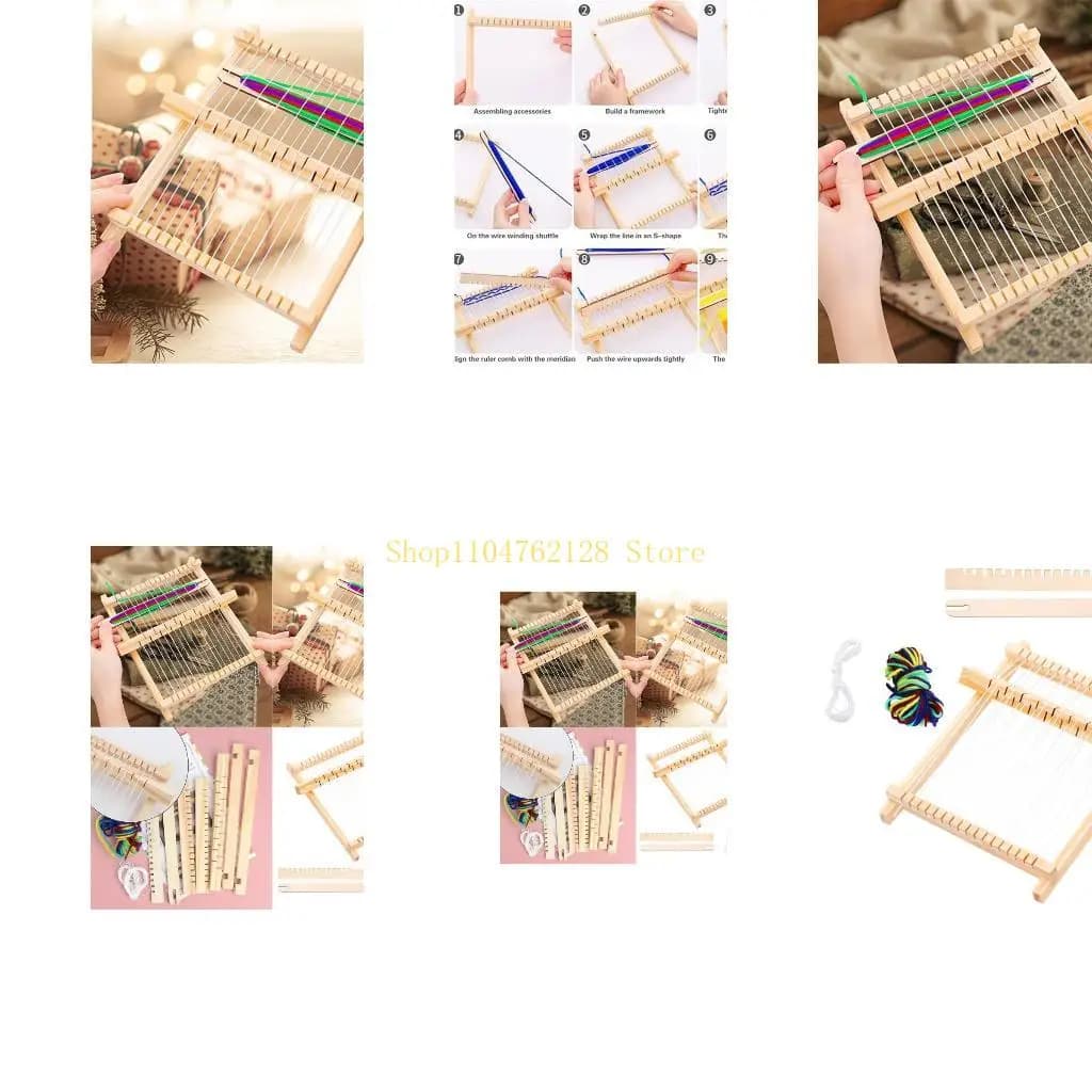 Multipurpose Weaving Loomed for Beginner 0.1mm Tension Control Portable Educational Craft Tool best sale