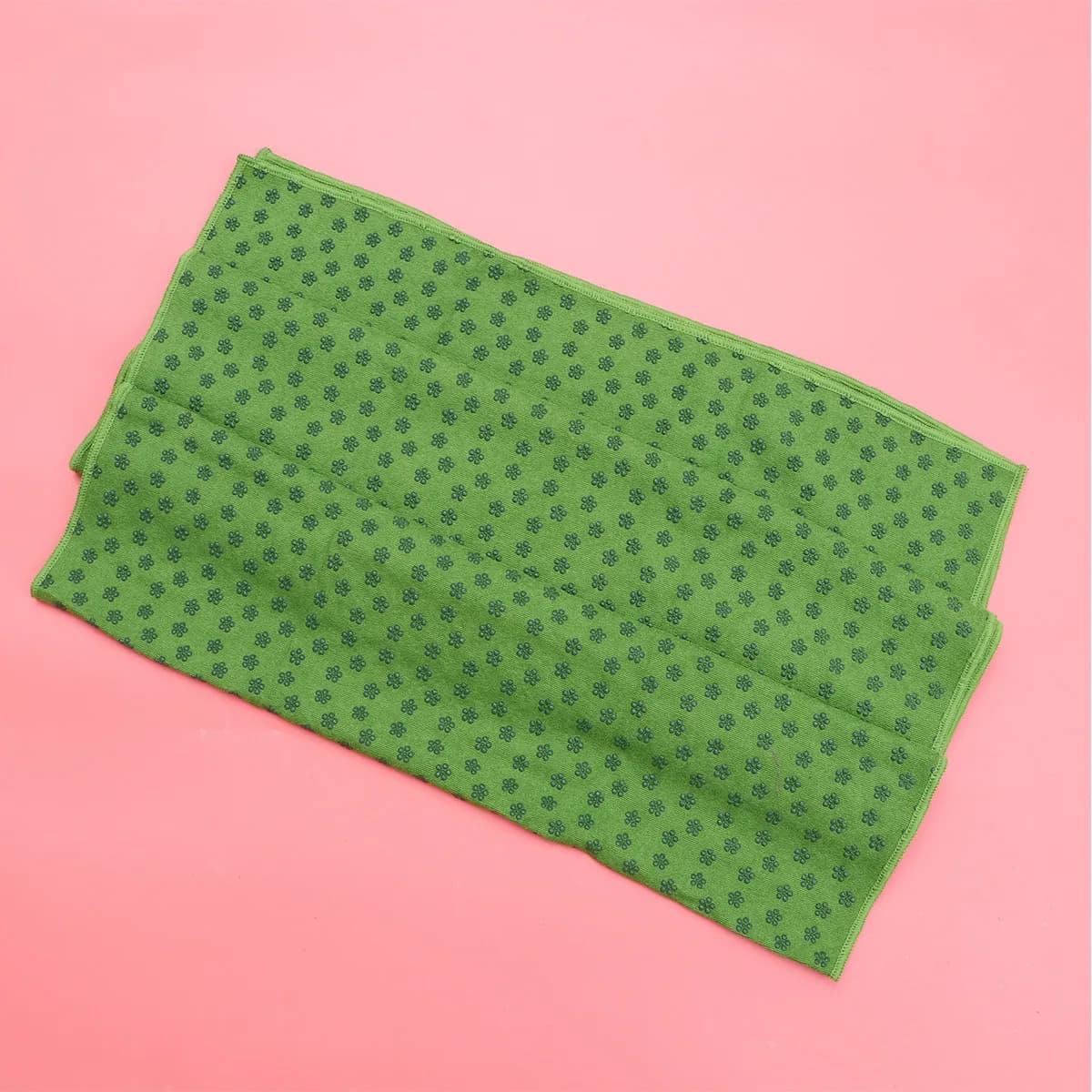 Anti-slip yoga pad in the shape of plum, PVC design, 183x61 cm, light, delicate on the skin, for fitness, exercises, pilates, blue lake color