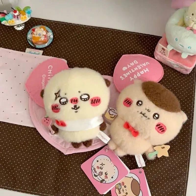 New CHIIKAWA Chiikawa Shiba Usagi Chiikawa Valentine's Day Limited Series Keychain Blind Box Anime Figure Bag Charm Girl's Gift