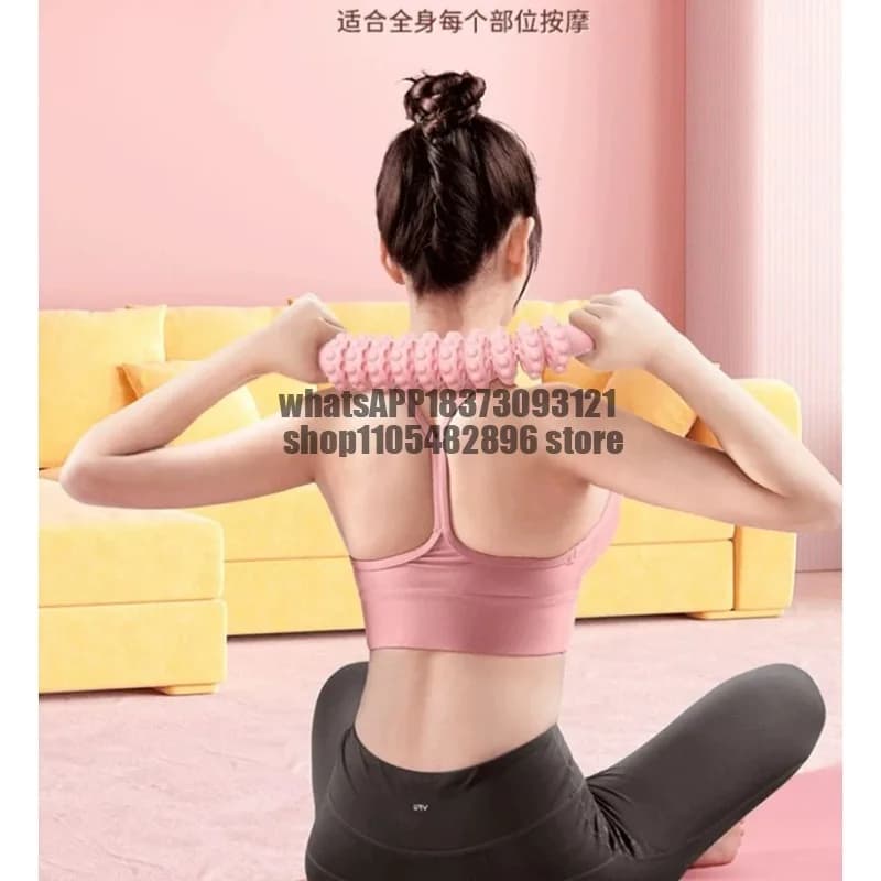 Mace Massage Roller Roller Bendable Yoga Foam Shaft Muscle Relaxation Slim Leg Massage