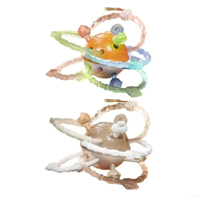Y88D Gattina masticabile con superfici testurizzate stimola lo sviluppo sensoriale sicuro per i bambini che costruiscono le
