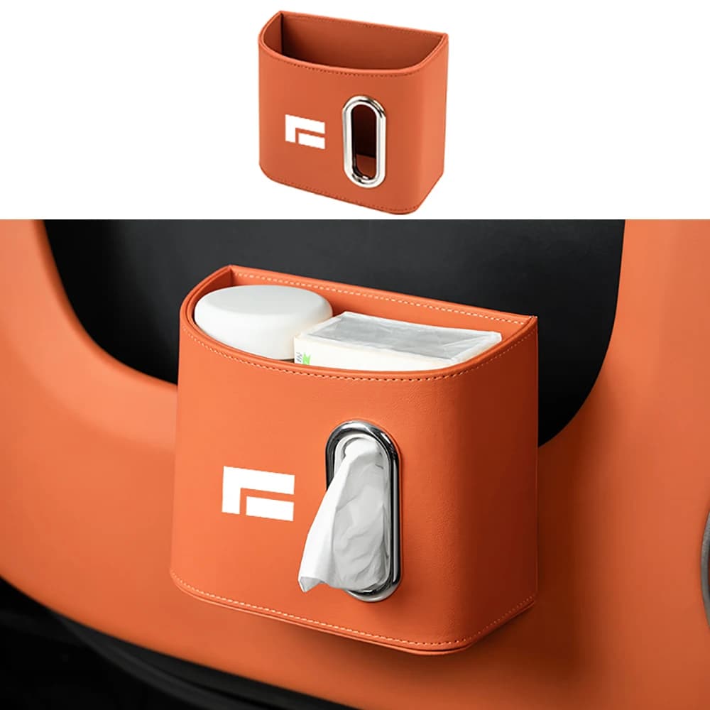 Auto montata scatola del tessuto bidone della spazzatura per BAIC Jishi Polestone 01 Rox 01 scatola dei fazzoletti appesa interna tazza d'acqua ombrello scatola di immagazzinaggio