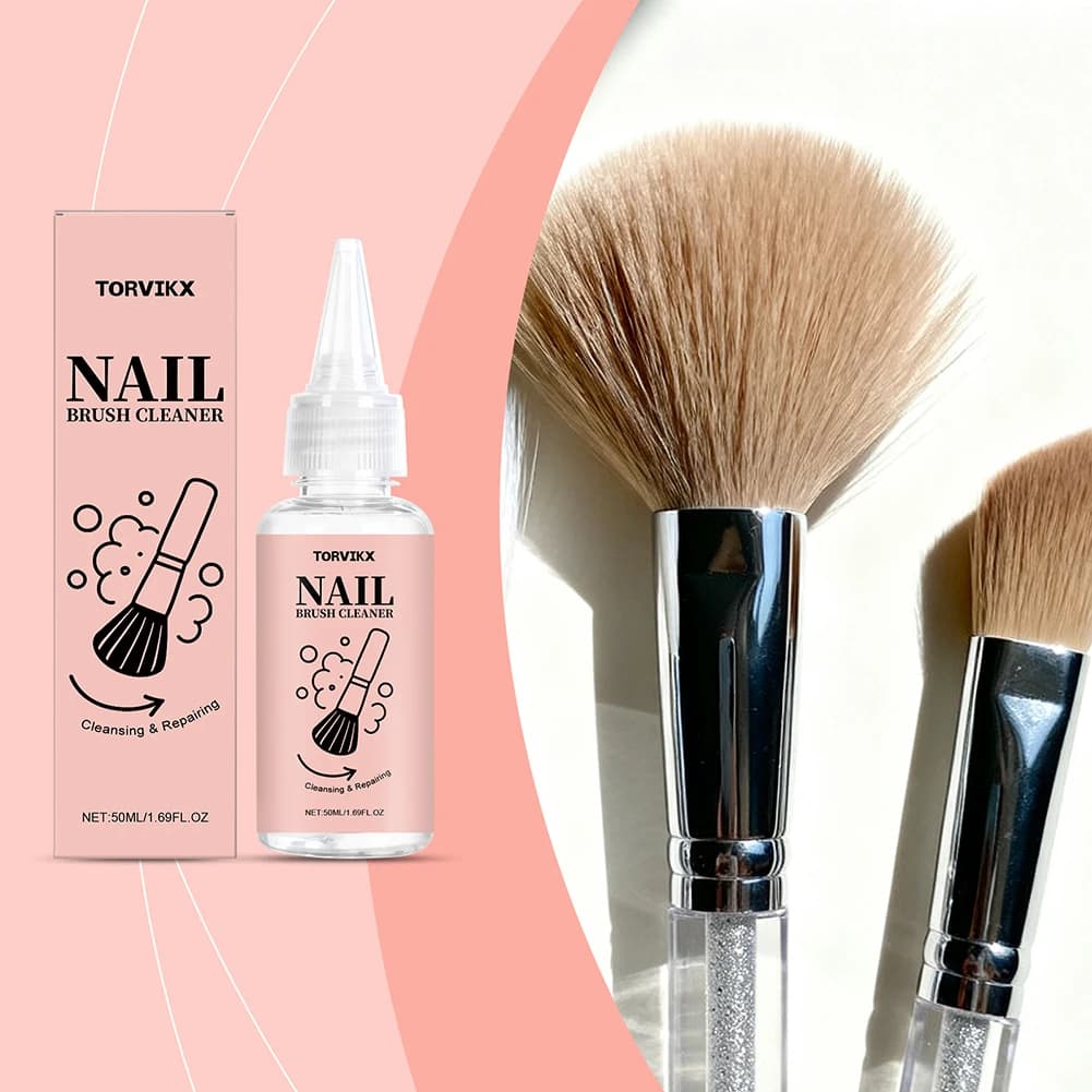 Detergente per pennelli da 50 ml Detergente per pennelli per trucco senza risciacquo Pulizia profonda Agenti di lavaggio per pennelli in spugna di bellezza per strumenti di trucco per frullatori di bellezza