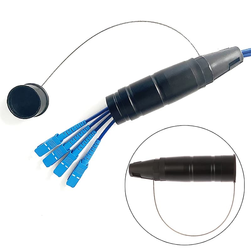 ( ❤️ Copertura Protettiva Impermeabile in Metallo per Cavo in Fibra Ottica, per Uso Esterno e Home Theater