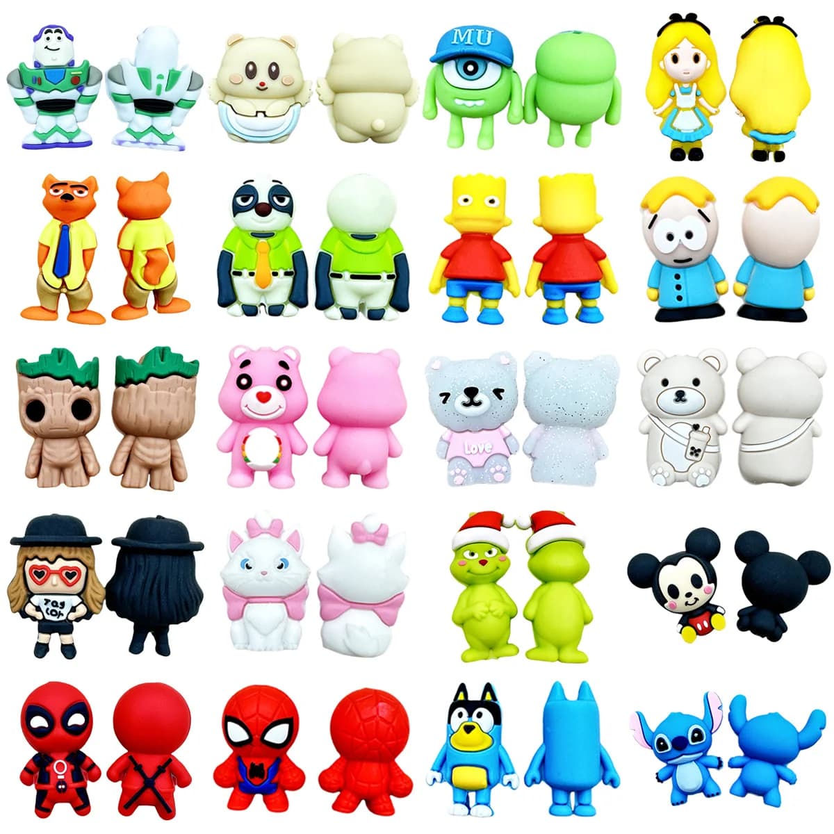 Perline in Silicone 3D 10 Pezzi, Perline in Silicone 3D di Tendenza, Giocattolo Pendente per Neonati, Perline Fai da Te per Penne a Filo, Accessori Fatti a Mano per Gioielli con Catenella per Ciuccio