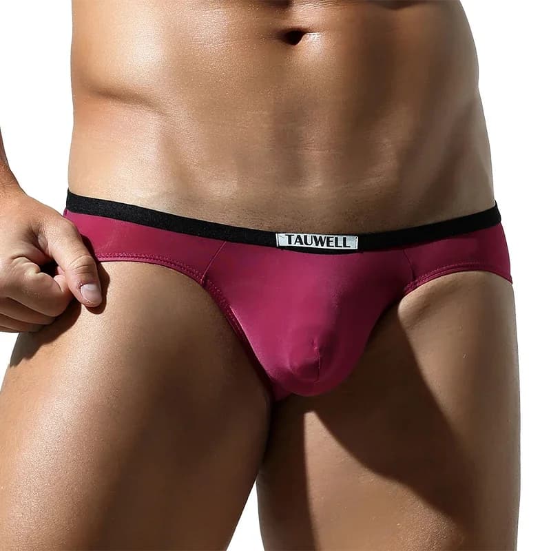 TAUWELL Nuovo comodo materiale in nylon Slip bikini intimo pantaloncini da uomo