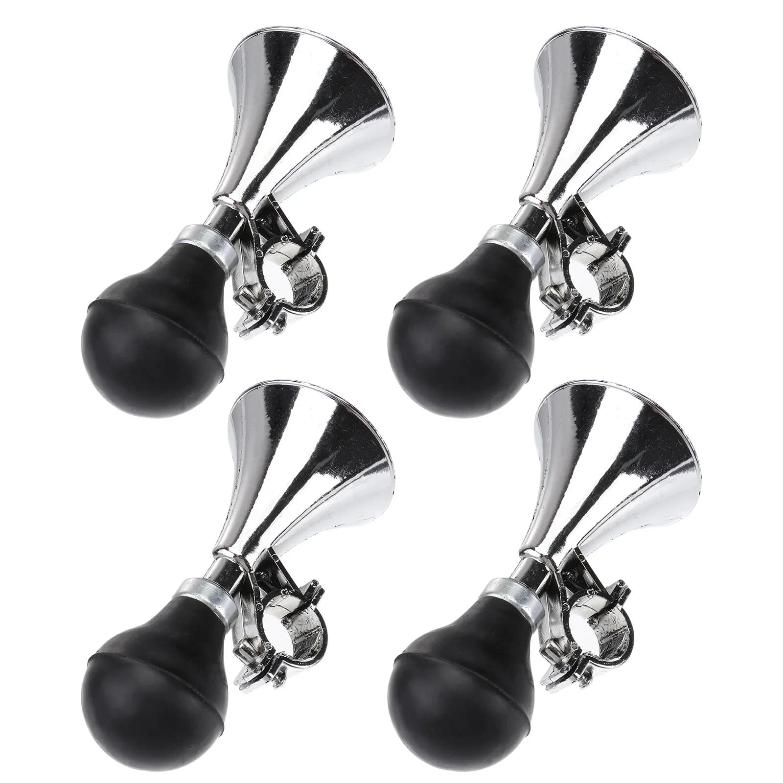 Set di 4 Clacson ad Alta Pressione per Bicicletta, Avvisatore Acustico Affidabile per Manubrio, Installazione Facile, Idea Regalo