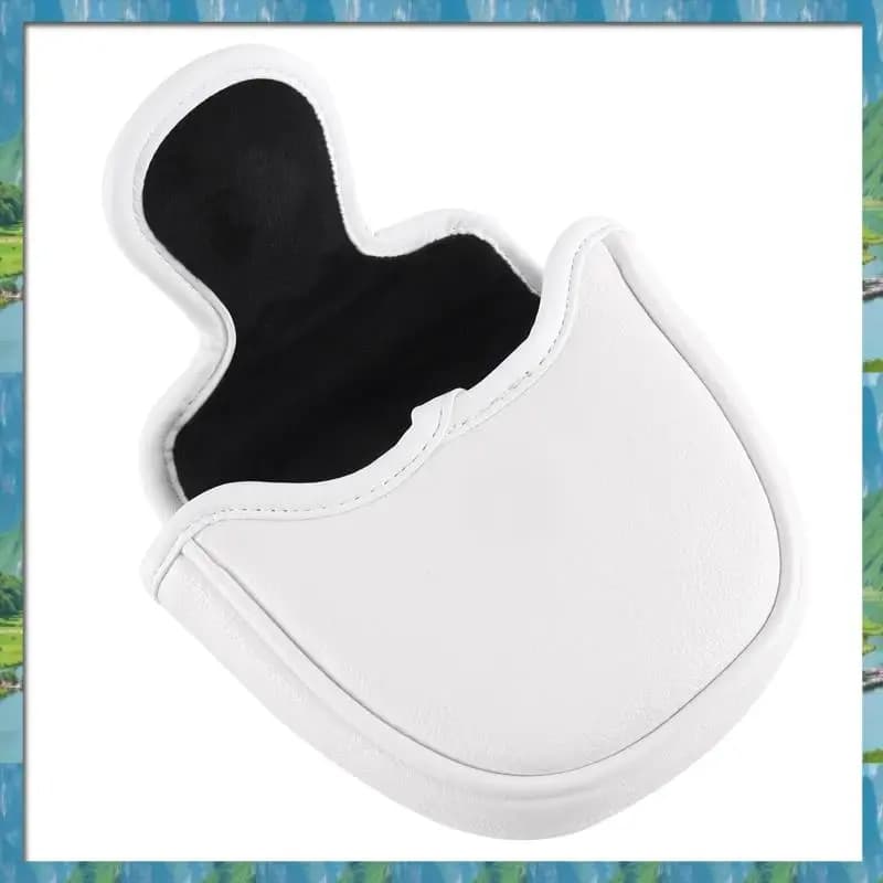 【Supernew】Golf Mallet Putter Cover Headcover Magnetic Club Protector Fits For Odyssey 2 Ball Style Putters,RH LH