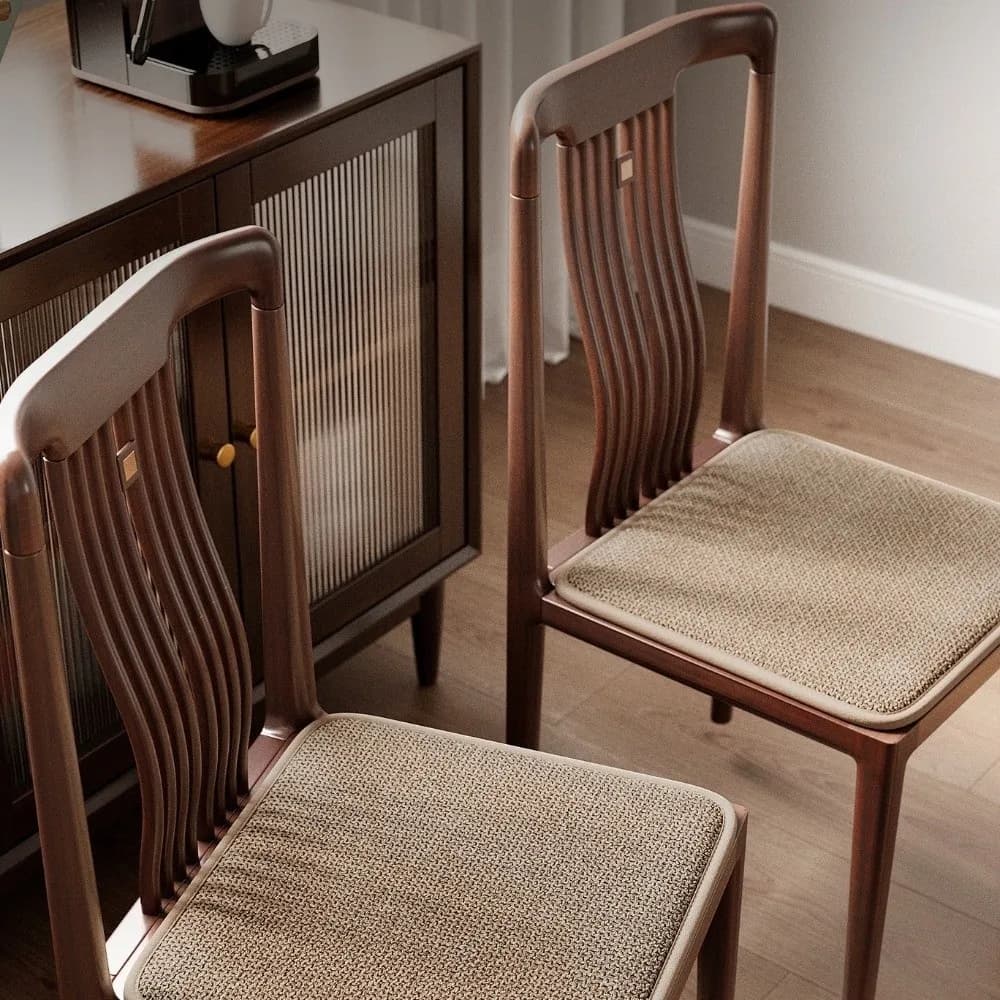 Breathable Memory Foam Chair Cushion 40x40/45x45cm Thick 1.5cm Linen Fabric Seat Pad Non Slip Chair Mat Dining Chair