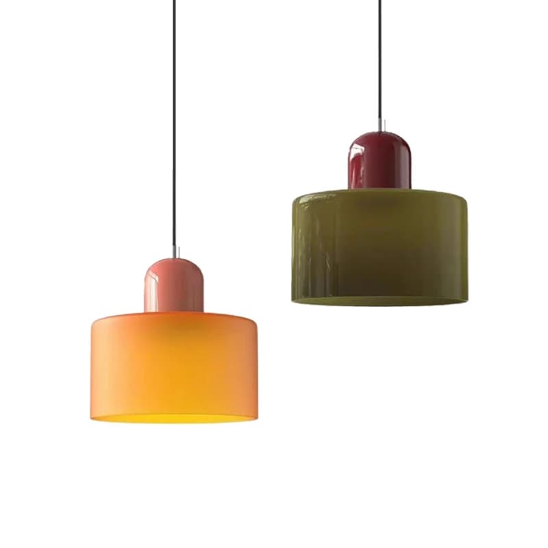 Nordico moderno camera da letto in vetro comodino linea lunga piccolo lampadario ristorante bar lampadario illuminazione semplice lampada atmosfera E27