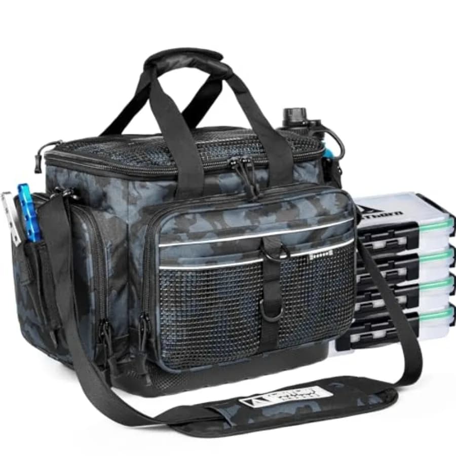 Scatola Impermeabile 3600 e 3700 per Attrezzatura da Pesca, Organizer in Plastica con Divisori Rimovibili, Scatola Porta Esche per Esche, Confezione da 1 e 4 Pezzi