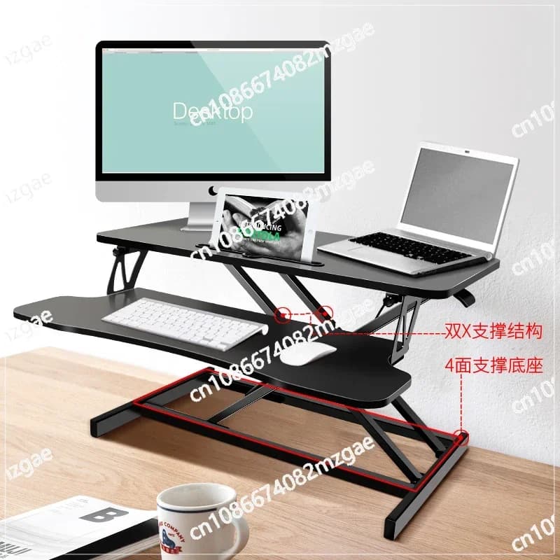 Laptop Foldable Desk Monitor notebook stand with folding mobile lifting table support