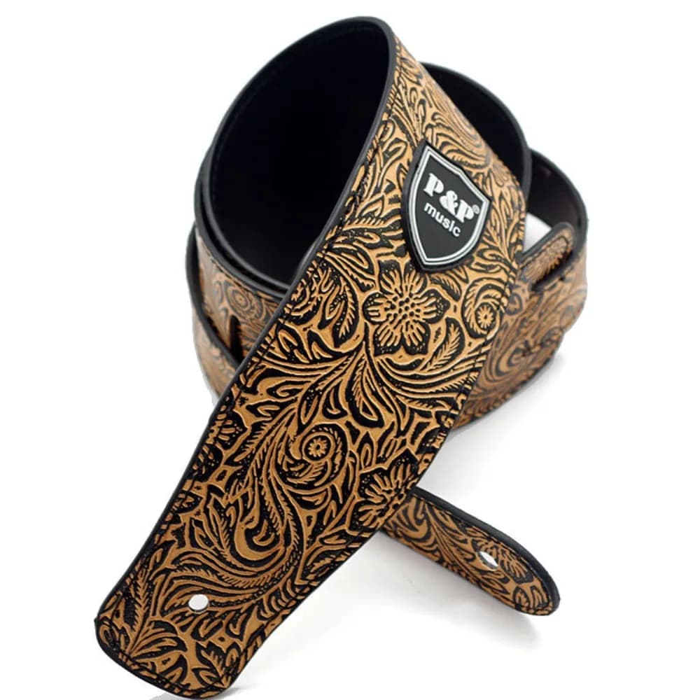 Tracolla per Chitarra in Pelle Resistente, Accessori per Chitarra, Tracolla Regolabile per Ukulele, Cintura per Basso