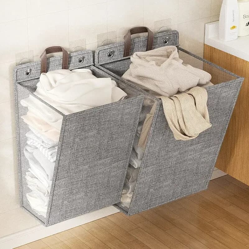 Wall decal, Multifunctional Organizer for Walls Without Drilling with Net Hook for Clothes
