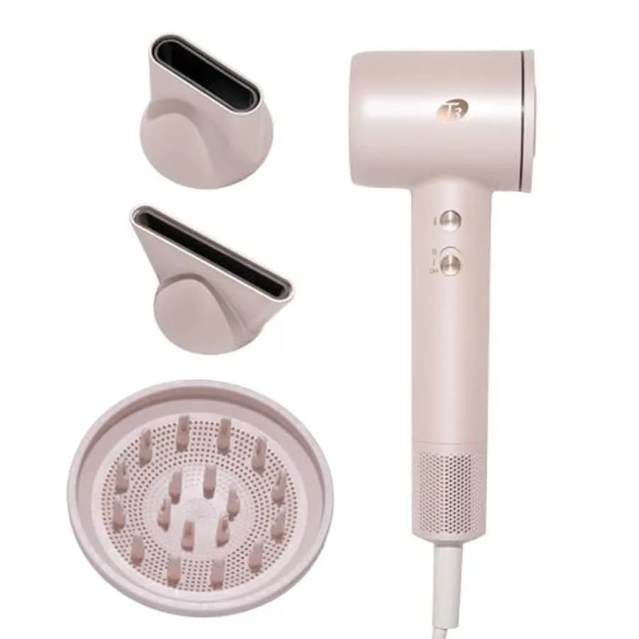 High Performance T3 LuxeDry Hair Dryer Set, Styling Concentrator and Diffuser Accessories for Fast and Powerful Drying